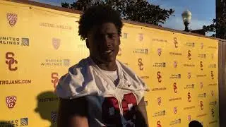USC&rsquo;s Drake Jackson after first spring practice