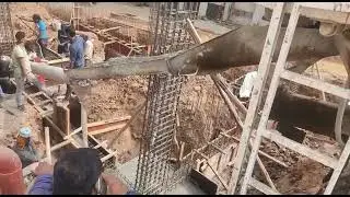 PCC Work ll Concrete Work at Site ll Ultratech Concrete