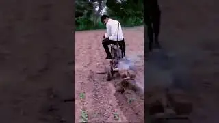 Innovative Garden Plow: Turning Soil with Creativity #machinery #agriculturemachines#agriculture