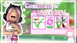 Trading Common to Legendary in Adopt Me ROBLOX!