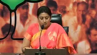 Congress kept 13 critical Acts out of Land Acquisition Bill: Smriti Irani