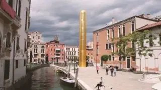 THE GOLDEN TOWER by James Lee Byars | VENICE BIENNAL 2017 | Giusto Manetti Battiloro