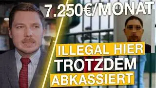 Straft&auml;ter, illegal und trotzdem ABKASSIERT! 7.250&euro; pro MONAT! Bosnier seit 23 Jahren in Deutschland