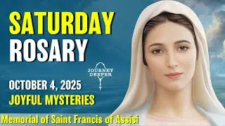Saturday Rosary 💙 Joyful Mysteries of Rosary 💙 October 4, 2025 VIRTUAL ROSARY