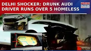 Delhi Horror: Speeding Audi Runs Over Five Sleeping On Footpath, Driver Caught While Fleeing