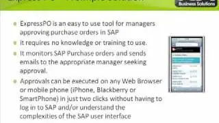 Mail and browser based SAP PO and PR approval