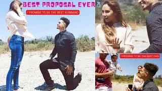 EMOTIONAL!!BEST ROMANTIC PROPOSAL EVER 💑 //A PROMISE TO BABY ELLE//#Ace family