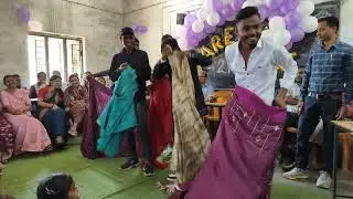 Boys Saree game farewell 2026 #task #schoollife #viral #tranding #video #enjoy #kharsia #cg