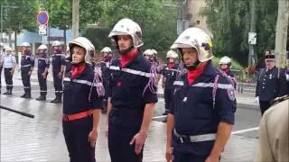Remise de grade et distinction par Mr le Maire de Brumath  Étienne Wolf pour le 14 Juillet 2016