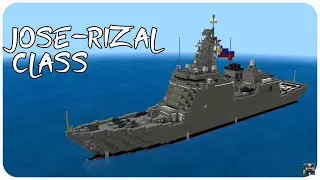 How to Build a Frigate Ship in Minecraft (Jose-Rizal Class) Minecraft Frigate Ship Tutorial