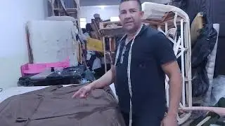 sofá cama em processo de acabamento ( parte 2)