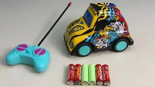 Unboxing hand-painted Rc cars,RC speed police cars,RC stunt spray cars,Spider-Man transformable cars