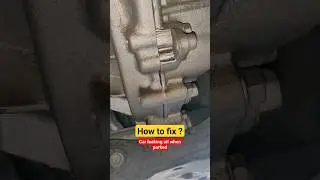 How to fix | Car leaking oil when parked | #shorts #engineoil
