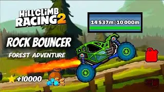 Hill Climb Racing 2 - Rock Bouncer , Forest adventure 10,000m Gameplay