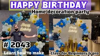 Happy birthday to you decoration at home #2043