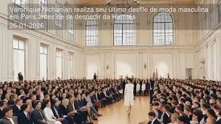 V&eacute;ronique Nichanian realiza seu &uacute;ltimo desfile de moda masculina em Paris antes de se despedir