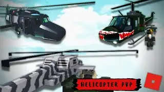 ROBLOX BUILD A BOAT Helicopter PVP Epic Battle! [Apache vs BlackHawk vsUH-1Huey]