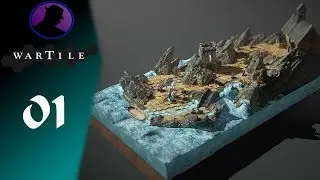 Let's Play WarTile - Part 1 - Diorama Miniature Gameplay!