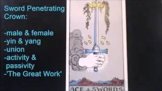 Ace of Swords: Symbols of the Rider Waite Smith Tarot by Abheda Greene