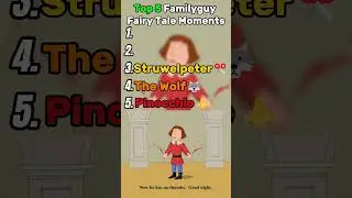 Which Family Guy Fairy Tale Is the Funniest? Top 5 List!  #familyguy #top5 #cartooncomedy #fyp