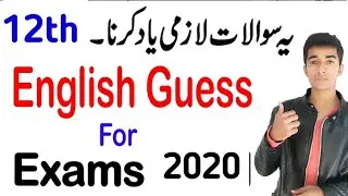 12th Class English Guess Paper 2020-English Essay Guess Paper