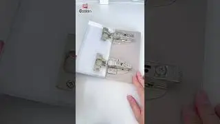 How to install hinges? Aluminum profile hinge丨Installation丨3D Cabinet hinge #hinges #shorts #factory