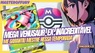 ESSE DECK DO MEGA VENUSAUR EX DESTRUIU O META E ME GARANTIU MASTER BALL #masteroffury