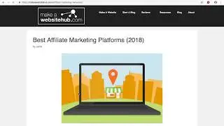 Best Affiliate Marketing Platforms and Networks in 2018🚶‍♂️