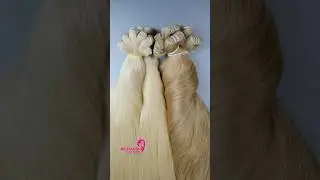 Machine weft hair extensions with light color