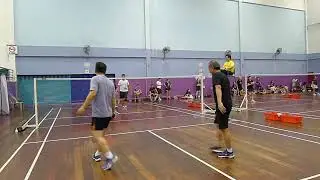 9Jul23 4Seasons Tournament Chuah Han Khim/Loh Soong Cheong in action (120yrs)