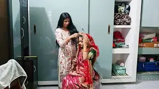 नई दुल्हन तैयार होकर चली चाची के यहाँ दावत पर || Ashu and Arvind Vlogs