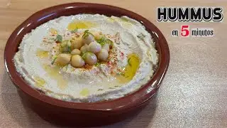 🎥 ¡El MEJOR HUMMUS CASERO en solo 5 minutos! 🧄✨