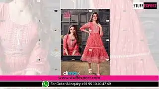 Stuff Export presents We Climax Printed Casual Cotton Long Kurti Collection Full Catalog Available