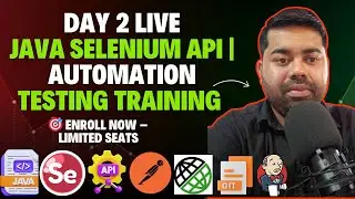 Демонстрационная сессия по тестированию Java Selenium API | Изучение автоматизированного тестиров...