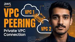 AWS VPC Peering Explained | Connect Two VPCs Privately (Step-by-Step Demo)