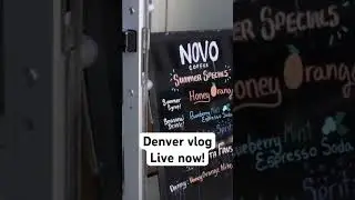 Denver vlog live now! Red rocks, downtown Denver and more! #denver #redrocks #travelvlog #vlog