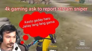 #4k gaming Nepal // Angry😡😡😡 on stream sniper //#