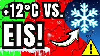 EXTREM-WETTER: +12°C vs. EISPANZER - Die Spaltung kommt HEUTE Nacht!