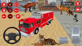 Real Fire Truck Driving Simulator Rescue Games 2022 - Fire Fighting Android Gameplay #44