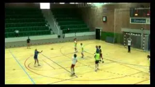 DHF AT U-14, Forsvarssamarbejde, &oslash;velse 8 - 6-0 forsvar.wmv