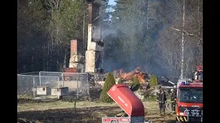 Gruvberget: Omfattande brand vid Larsbo