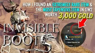 Guild Wars 2 Where to Find the INVISIBLE BOOTS Worth 3,000 GOLD (Rarest/MOST EXPENSIVE Item in GW2