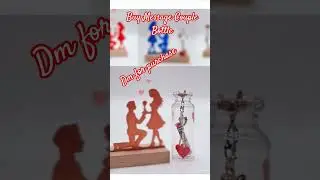 ❤️ Message Bottle Couple Showpiece ❤️ #CoupleShowpiece#LoveShowpiece#MessageBottle#RomanticGift