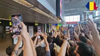 iM la aeroport dupa Major Copenhaga 2024 cu NAVI: 