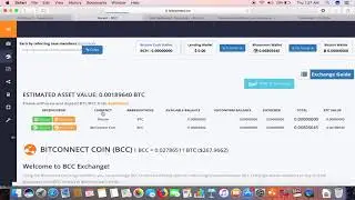 How To Trade With BitConnect Landing Balance
