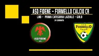 PRIMA CATEGORIA 22-23 - 24° GIORNATA - ASD FIDENE - FORMELLO CALCIO 3-0