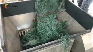 Industrial Shredder for Fishing Net, Jumbo Bags: Why Add Water (Videos)