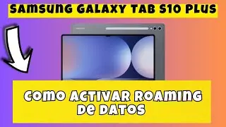 Como activar roaming de datos en Samsung Galaxy Tab S10 Plus