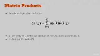 8. More About Matrices in Python Using Numpy