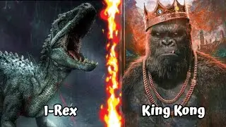 King Kong Vs Indominus Rex (Powerful Hybrid Dinosaur) - Kaun jitega ye battle